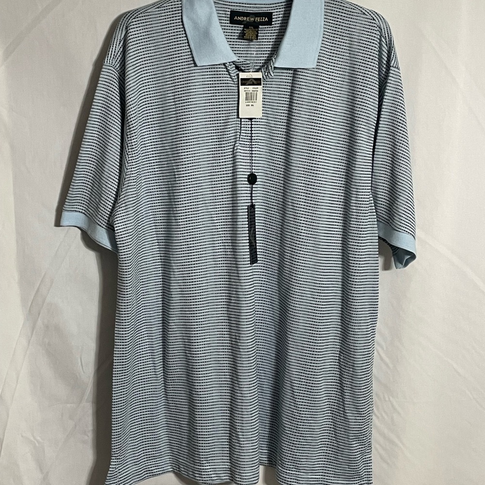 Andrew Fezza polo shirt starlight Blue size XXL